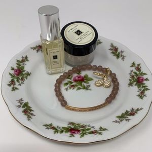 Vintage Bread & Butter Plate, Moss Rose, Thailand